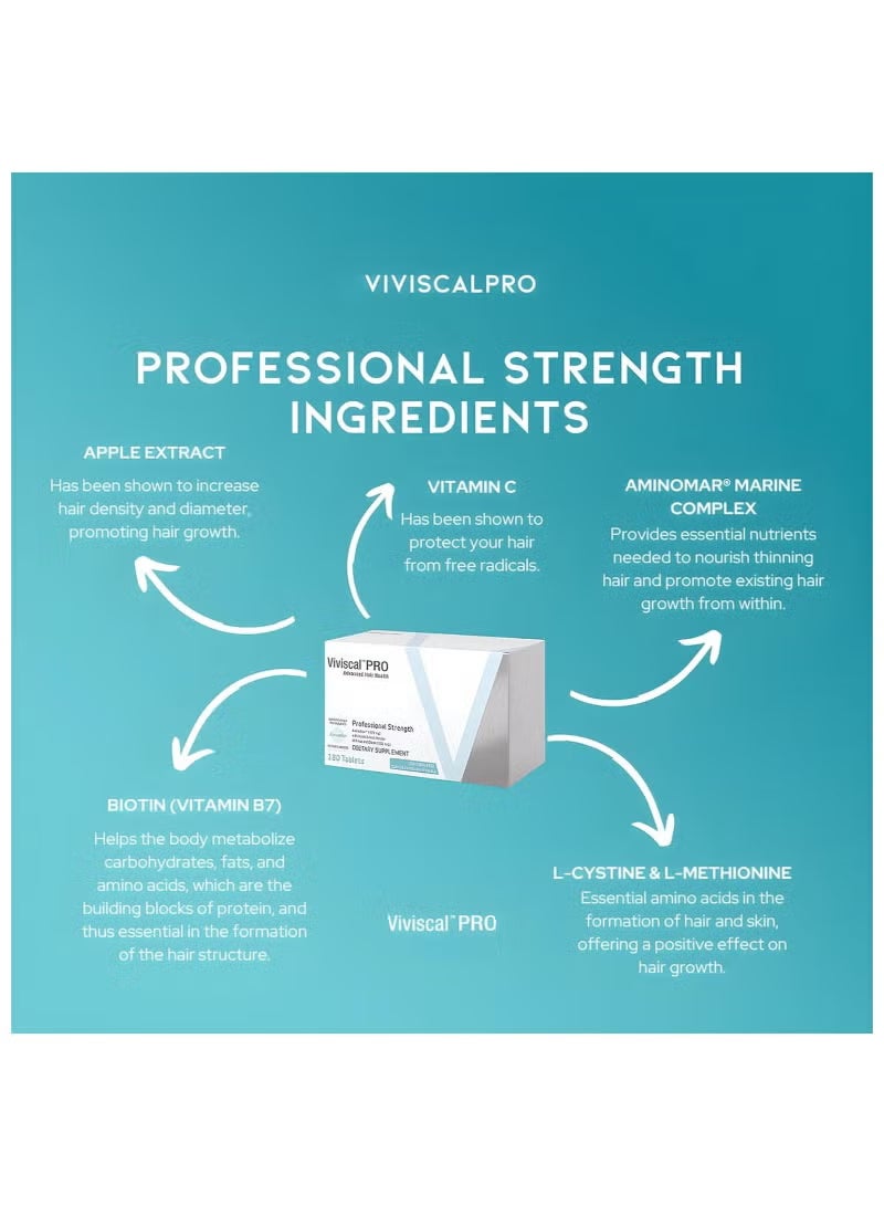 Viviscal Professional Dietary Supplement 60 Tablets (1 Month Supply) - Image 3