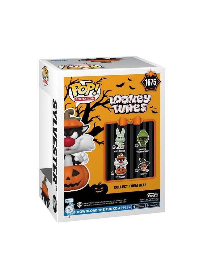 Funko POP! Animation: Sylvester Cat with Pumpkin - Looney Tunes - Collectable Vinyl Figure - Gift Idea - Official Merchandise - for Kids & Adults - Horror Fans - Model Figure for Collectors - Image 3