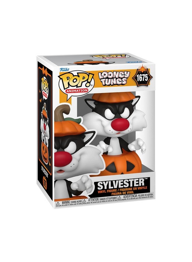 Funko POP! Animation: Sylvester Cat with Pumpkin - Looney Tunes - Collectable Vinyl Figure - Gift Idea - Official Merchandise - for Kids & Adults - Horror Fans - Model Figure for Collectors - Image 1