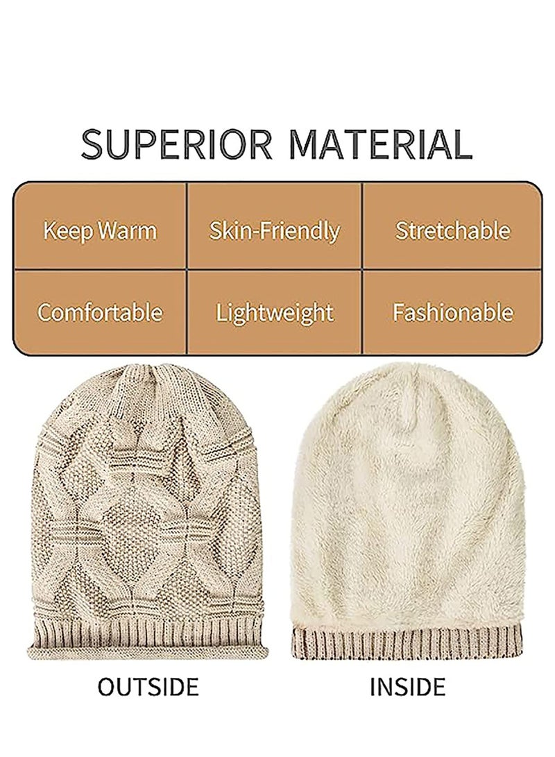 KASTWAVE 2 Pack Womens Slouchy Beanie Winter Knit Soft Hat for Women and Men - Image 2