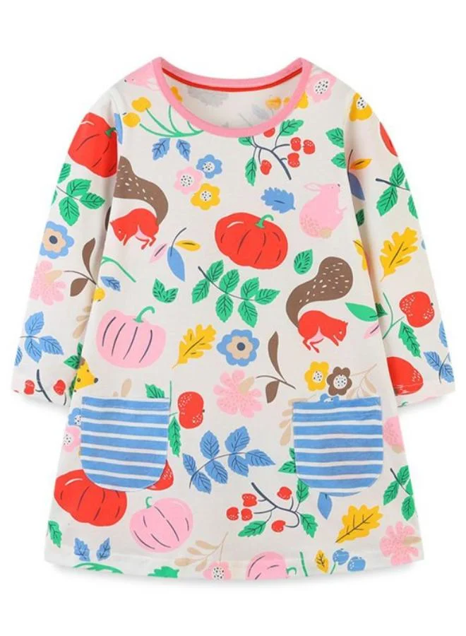 YUNIQEE Printed Pocket A-Line Dress