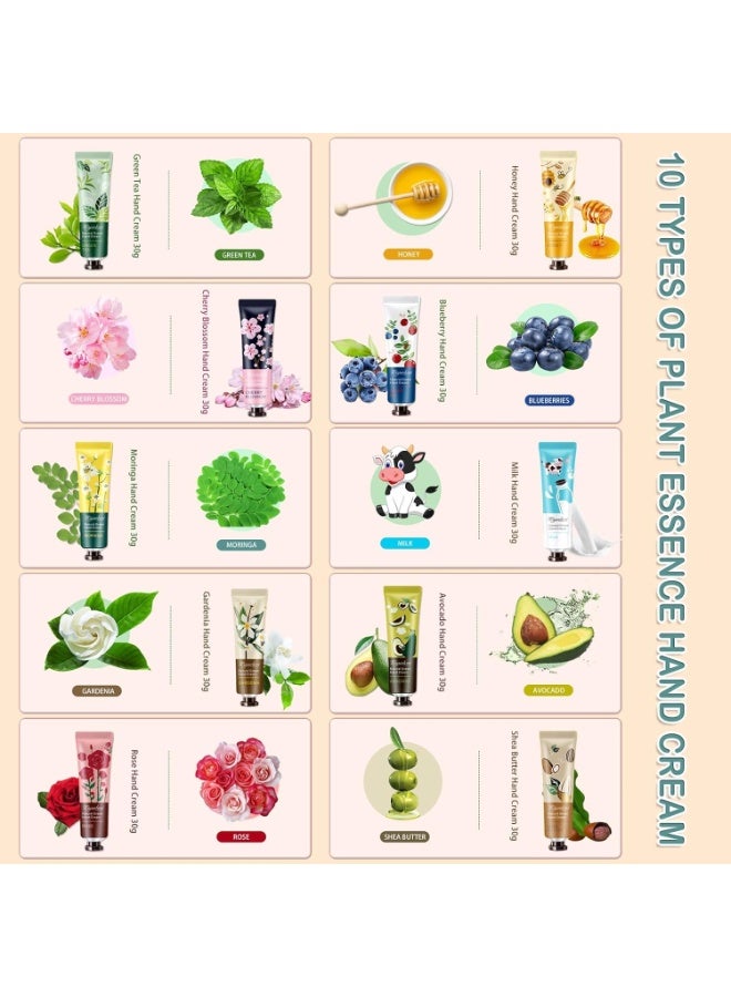 عبوة من 20 كريم صغير لليدين للأيدي الجافة والمتشققة، مجموعة هدايا كريم مرطب لليدين برائحة النباتات الطبيعية للنساء، لوشن لليدين بحجم مناسب للسفر كهدية عيد ميلاد، هدايا للمعلمات وهدايا للممرضات وهدايا وصيفات العروس - Image 4