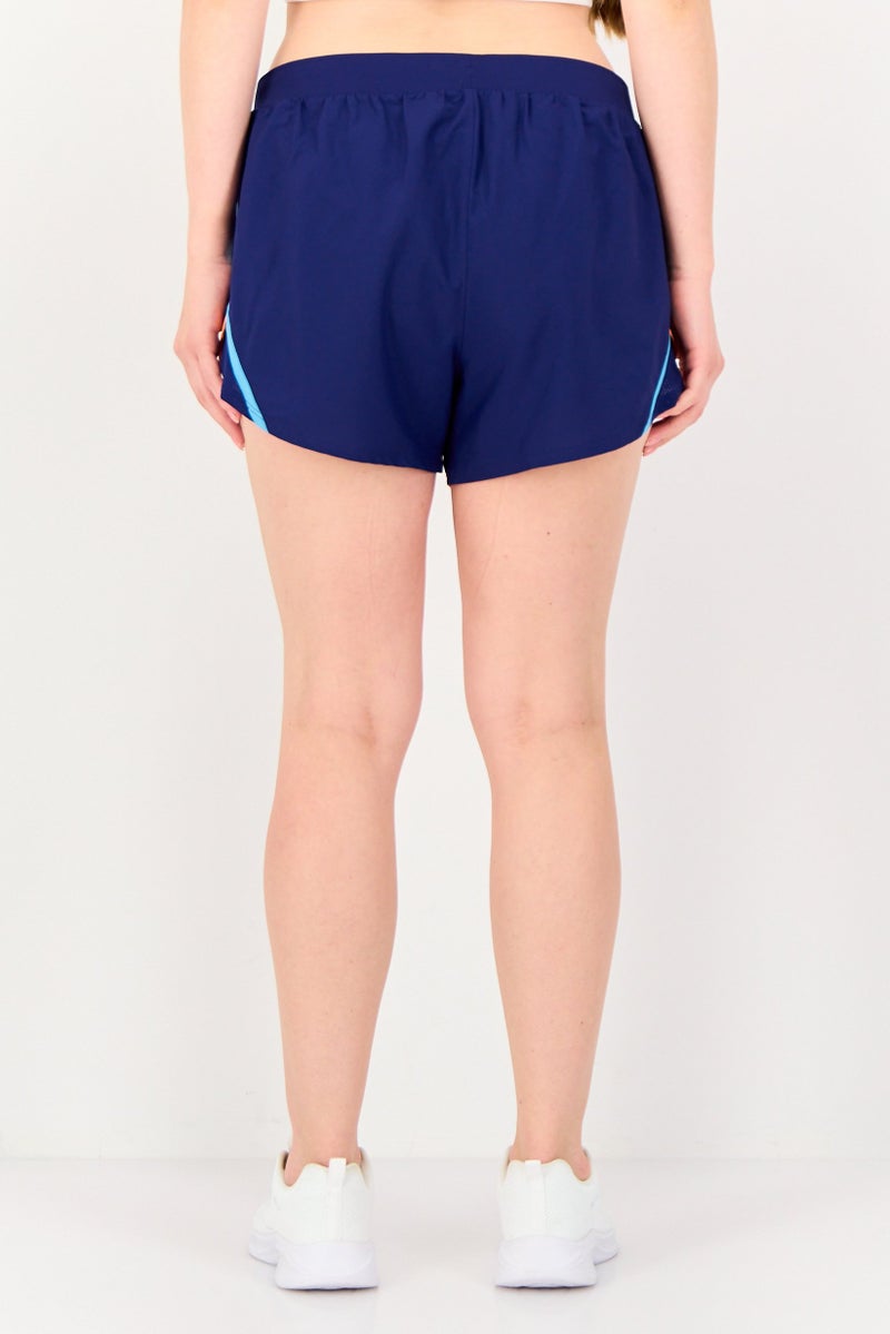 UNDER ARMOUR Women Sportswear Fit Training Shorts, Blue - Image 3