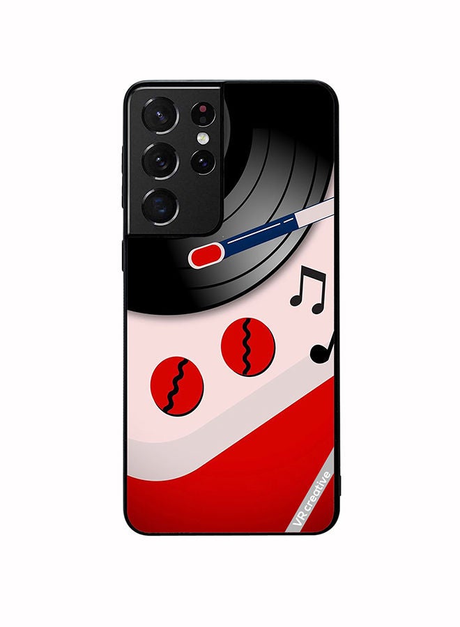 VR CREATIVE Protective Case Cover For Samsung Galaxy S21 Ultra 5G Music Design Multicolour - Image 1