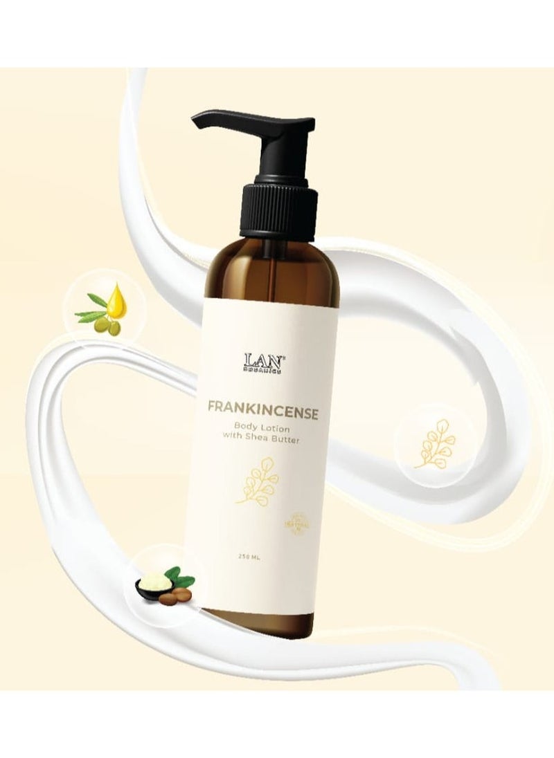 لان اورجنيك لوشن اللبان وزبدة الشيا الطبيعي 250مل - Image 1