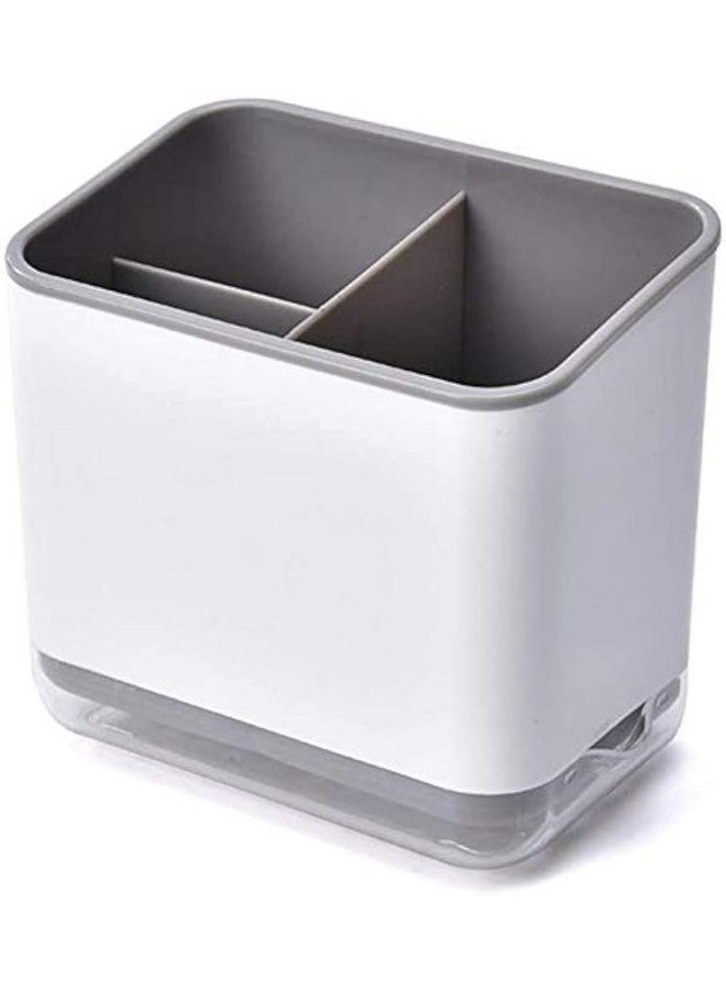 NILKANTH NIL KANTH Spoons Shovel Organizer, Double Layer Home Cutlery Drainer Basket, Chopsticks Tableware Storage Utensils Holder Box (Grey) - Image 1