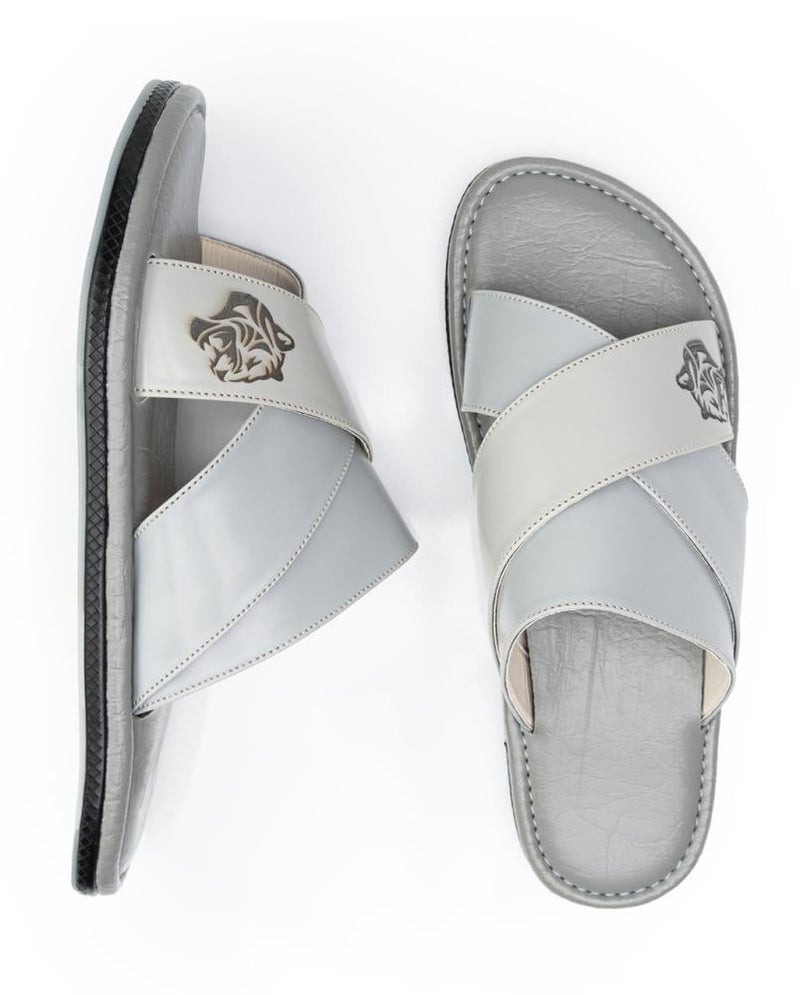 Arabic Sharqi Sandals | Grey | Sandals Traditional footwear - Image 3