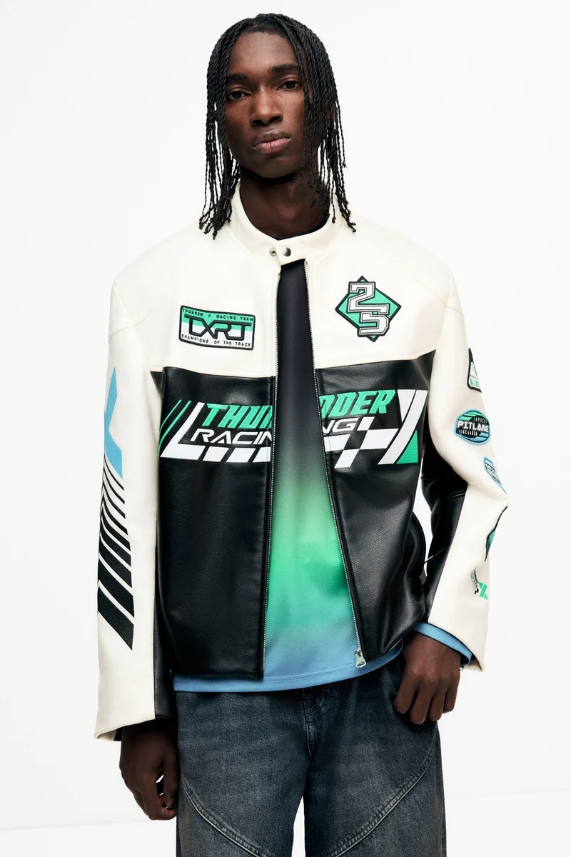 اتش اند ام جاكيت ريسر بقصة عادية