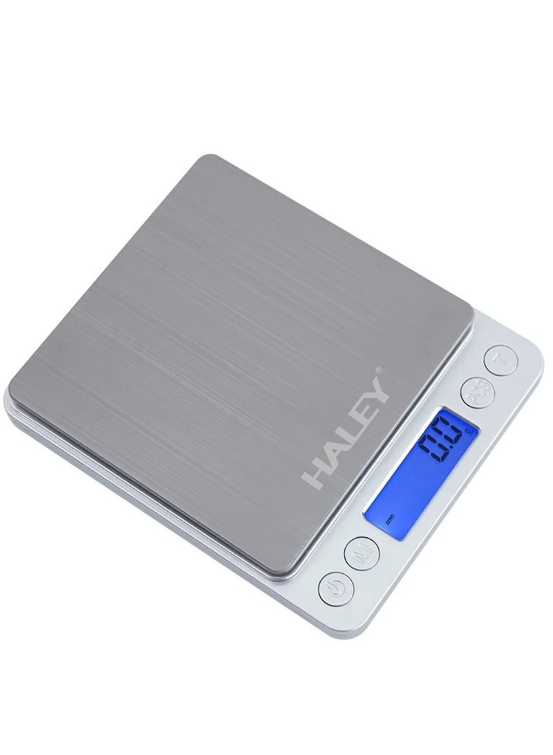 HALEY Smart Multifunctional Food Scale 3000g Stainless Steel Digital Weighing Kitchen Scale Baking Scales LCD - Image 2