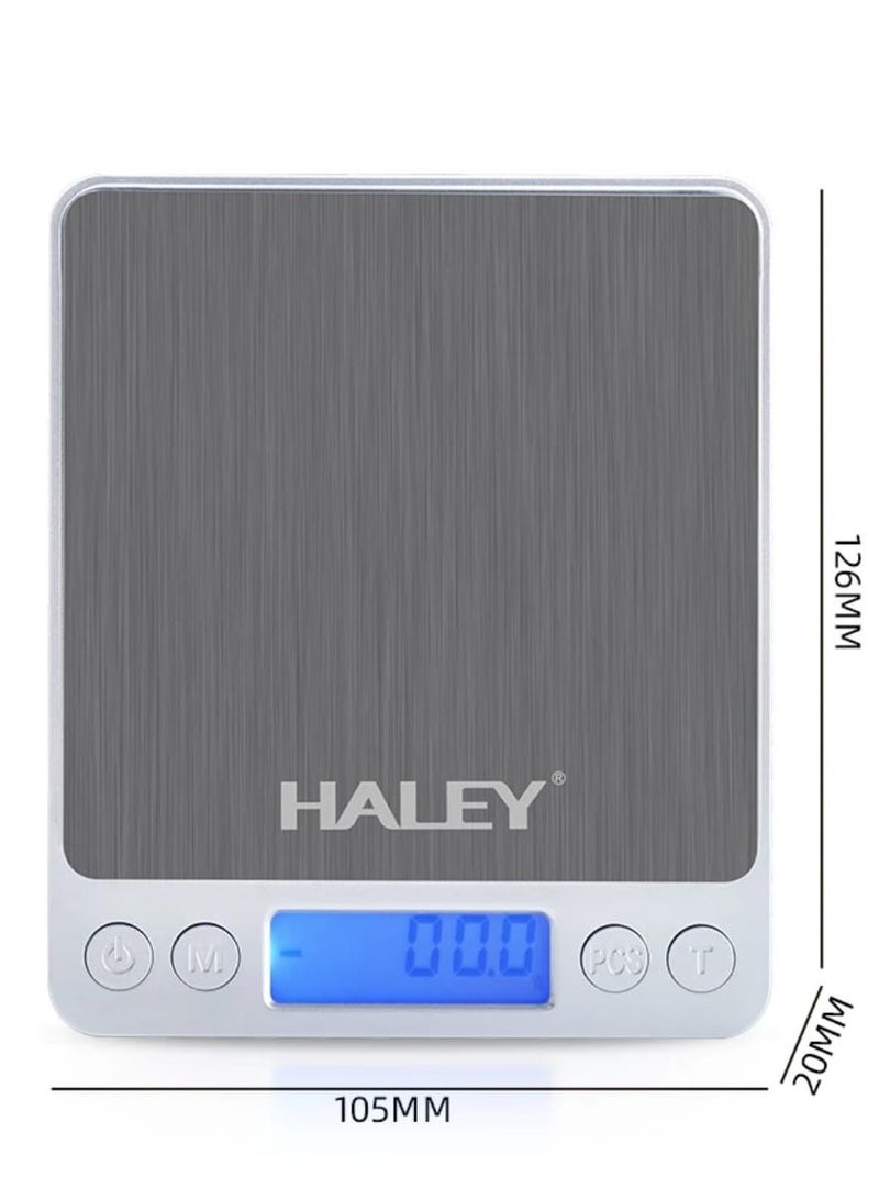 HALEY Smart Multifunctional Food Scale 3000g Stainless Steel Digital Weighing Kitchen Scale Baking Scales LCD - Image 4