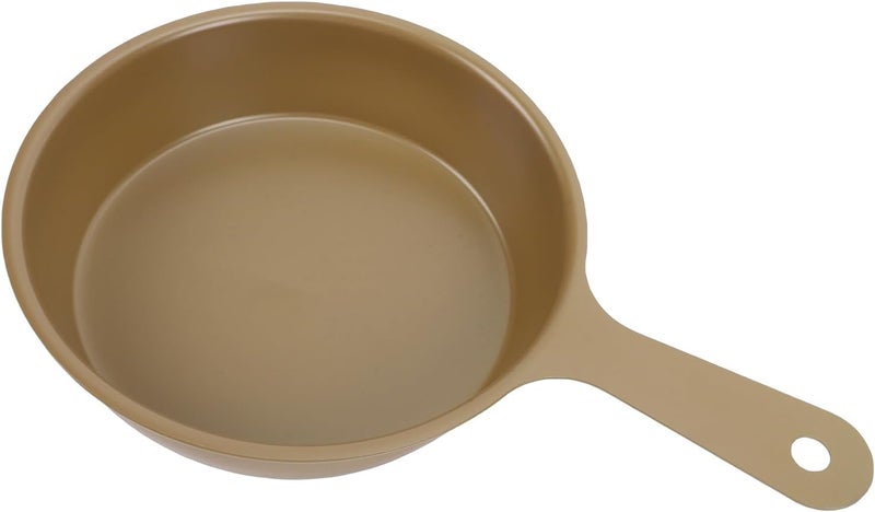Sorandy 5.12in 304 Stainless Steel Omelet Pan, Anti Stick Mini Fry Pan, 2.76in Human Engineering Handle Egg Skillet for Outdoor Camping, Picnics & Travel (Khaki) - Image 4
