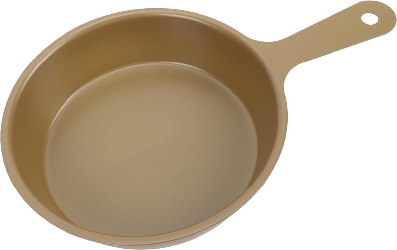 Sorandy 5.12in 304 Stainless Steel Omelet Pan, Anti Stick Mini Fry Pan, 2.76in Human Engineering Handle Egg Skillet for Outdoor Camping, Picnics & Travel (Khaki) - Image 5