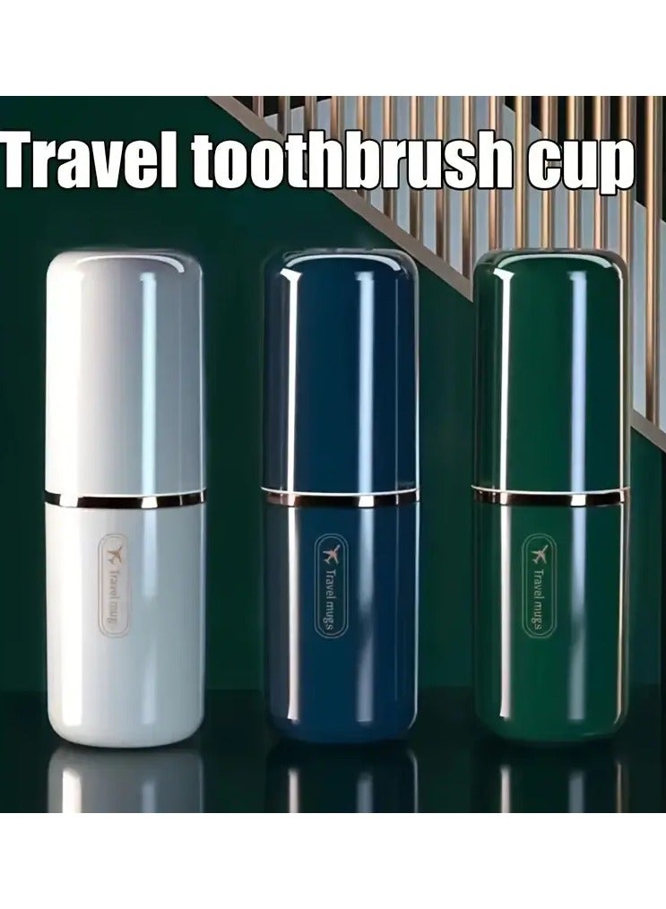 Goolsky Travel Toothbrush Cup: Portable Toothbrush Holder Set for Home and Travel Use - No Fragrance - Image 4