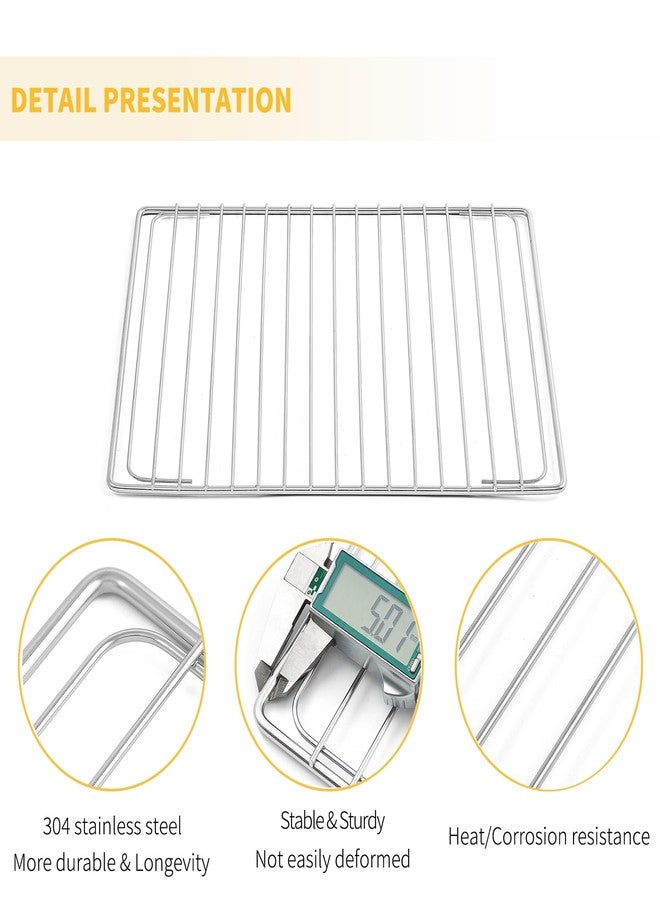Allstare BOV800XL Pro BOV845BSS Oven Rack Replacement for Breville Smart Oven Parts 304 Stainless Steel Air Fryer Racks SP0002651 Plus BOV810BSS Breville Toaster Oven Wire Baking Rack 2 Pcs - Image 3