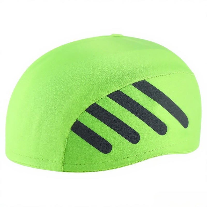 WEST BIKING Drawstring Protective Cover For Helmet Waterproof Yellow Helmet Rain Cover - Hydrophobic Material Reflective Pattern Design Bicycle Helmet Cover For Safer Riding - Image 1