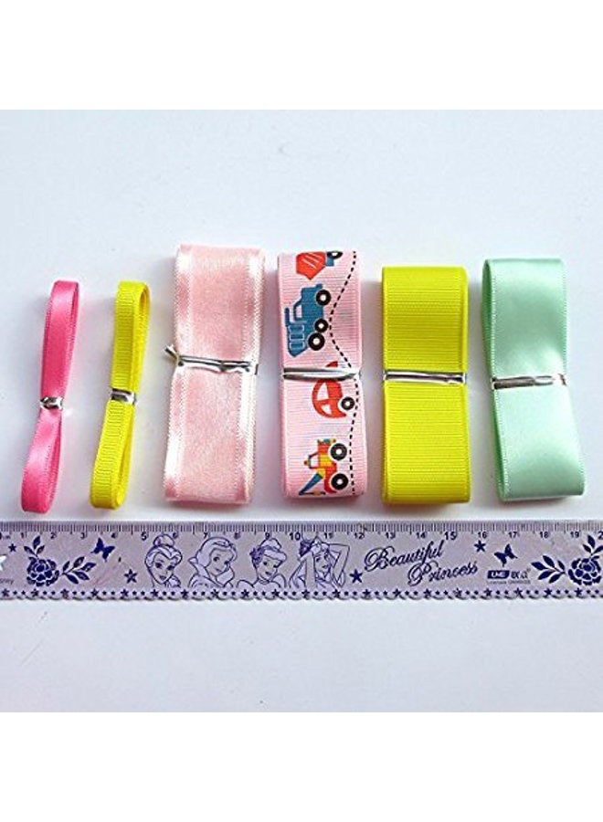 Chenkou Craft 55Yards Assorted Sizes Colors Styles Organza Ribbon Polyestor Ribbon Grosgrain Ribbon Ribbons Mix Lots Bulk - Image 4