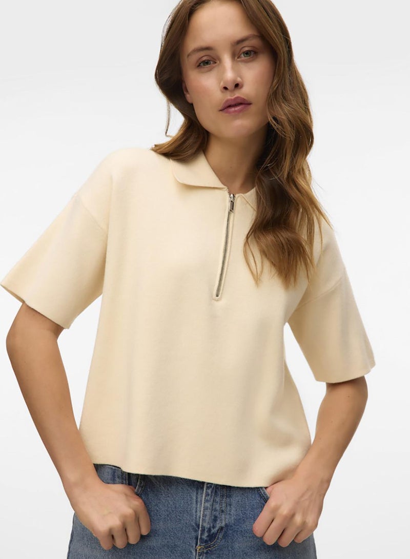 VERO MODA Vmgold 2/4 Poloneck Pullover - Image 5