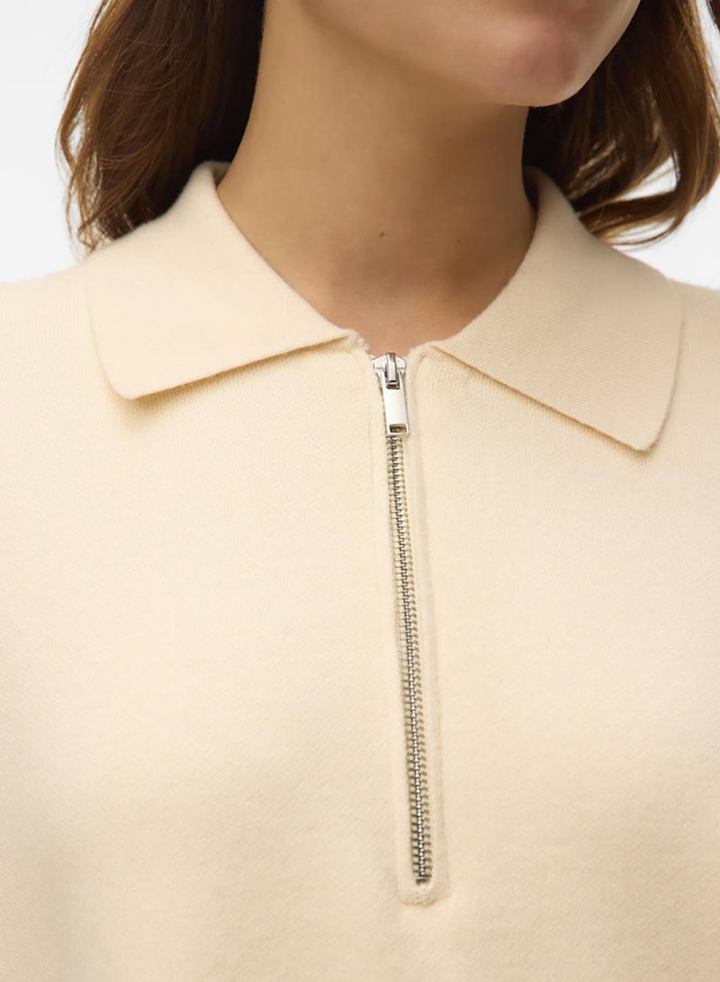 VERO MODA Vmgold 2/4 Poloneck Pullover - Image 3