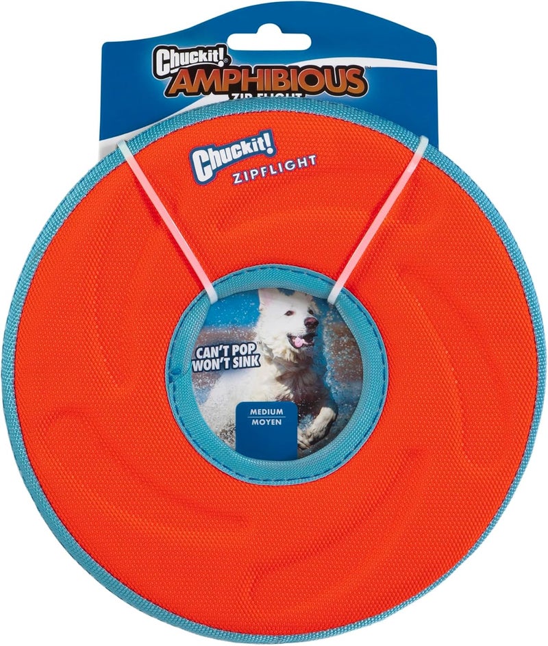 Chuckit! Zipflight Frisbee Dog Toy - Medium Floating Fetch Toy for Dogs - Image 4