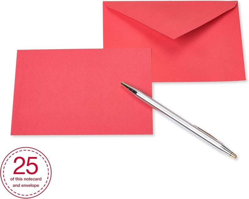 American Greetings Single Panel Blank Cards With Envelopes, Rainbow Colors (200-Count) - Image 3