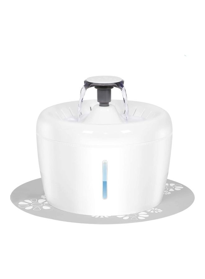 XiuWoo Automatic Pet Drinking Water Fountain White - Image 1