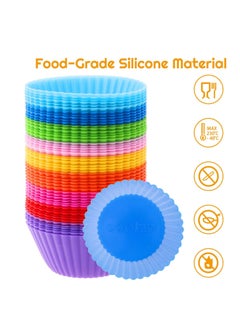 54 Pack Silicone Muffin Cups, Selizo Silicone Cupcake Baking Cups Reusable Muffin Liners Cupcake Wrapper Cups Holders for Muffins, Cupcakes, and Candies - pzsku/Z988D11413AF773AC99B4Z/45/_/1736834744/13db524b-a73e-4eb2-ae48-60add946e41d