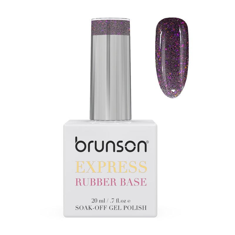 brunson TPO free Rubber Base Gel polish 20ml Soak Off Base Coat for Nail Strengthening Long Lasting Gel Polish Base for Chip Free Shine Brittle Nails UV Rubber base Russian manicure Non Yellowing salon manicure - Image 1