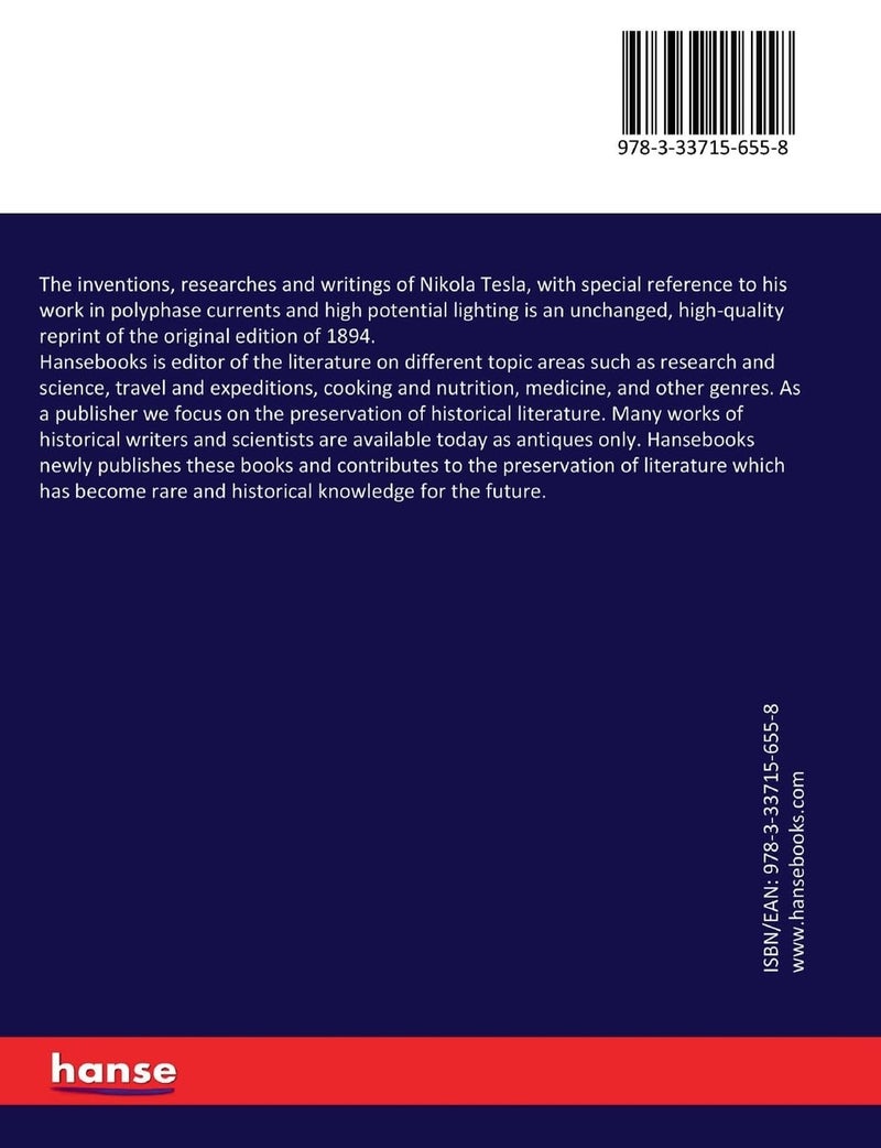 The inventions, researches and writings of Nikola Tesla, with special reference to his work in polyphase currents and high potential lighting  - Image 2