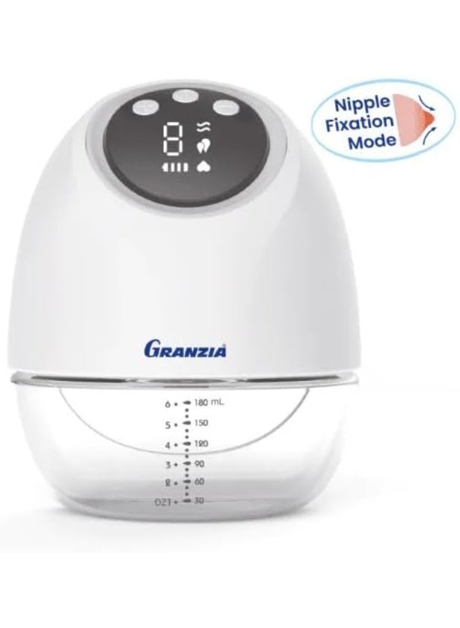 Granzia Portable Wearable Electric Breast Pump – Rechargeable, 180 ml, BPA-Free, Quiet & Comfortable - Image 2