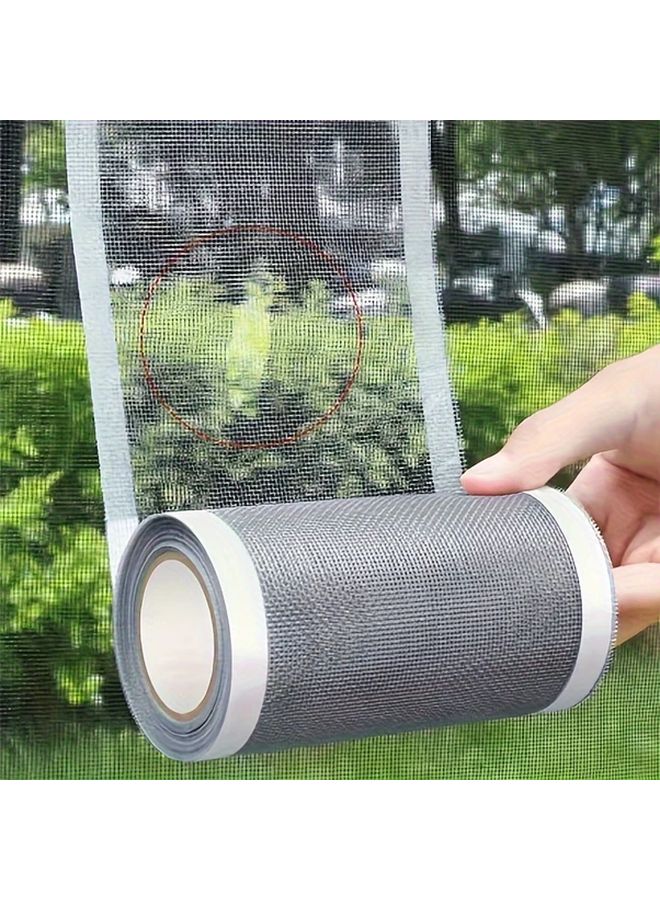 Waterproof Repair Tape 4 7 x 157 Inches Self Adhesive Mesh For Windows Doors Mosquito Net - Image 2
