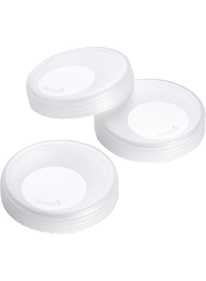 بون Boon NURSH Milk Storage Lids (Pack of 3) - Image 1