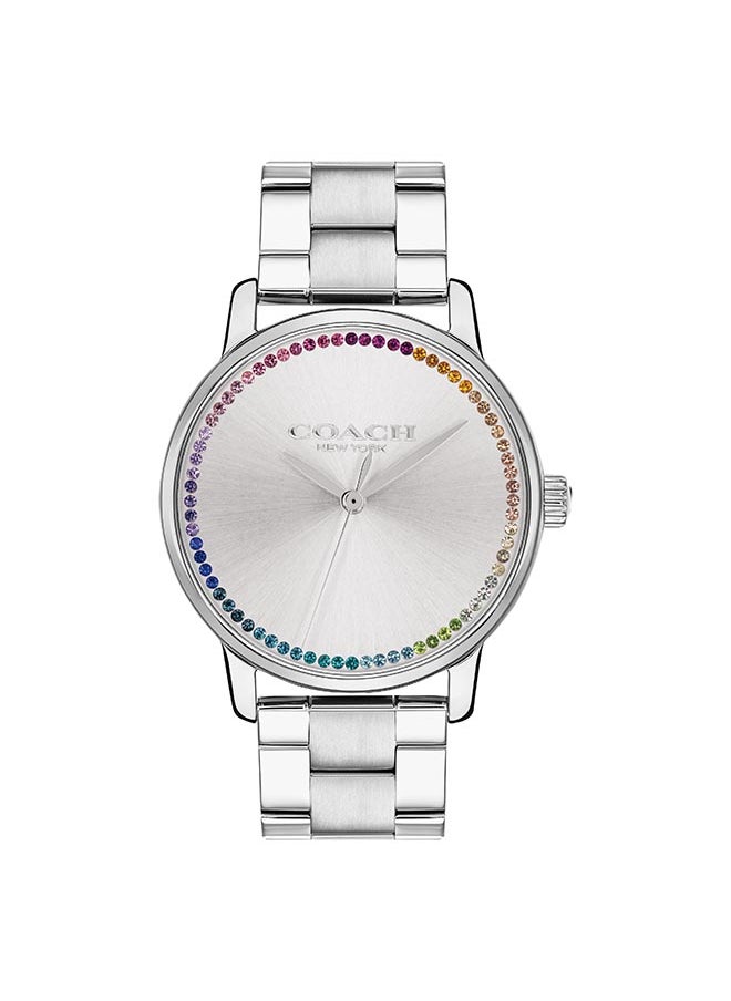 COACH - Women's Analog Round Shape Stainless Steel Wrist Watch 14503968 - 36 Mm - Image 1