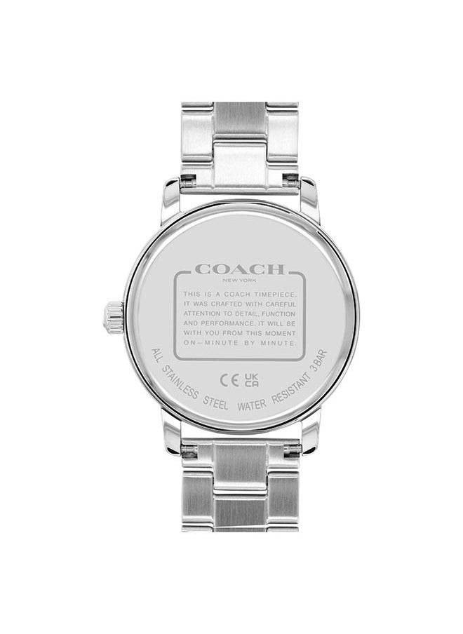 COACH - Women's Analog Round Shape Stainless Steel Wrist Watch 14503968 - 36 Mm - Image 1