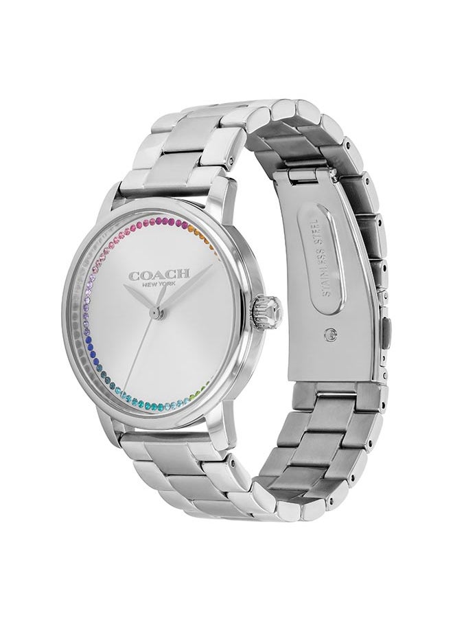 COACH - Women's Analog Round Shape Stainless Steel Wrist Watch 14503968 - 36 Mm - Image 1