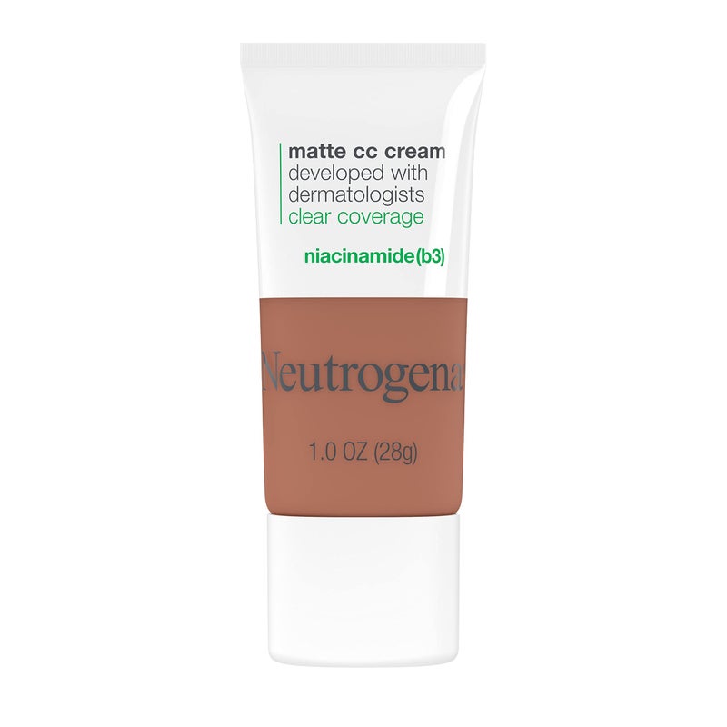 NEUTROGENA Clear Coverage Color Correcting Cream 1.0 oz. 8.0 / Amber - Image 1