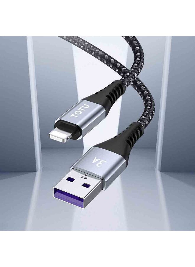 توتو TOTU CB-5-M 12W USB إلى كبل بيانات USB micro ، الطول: 1M (رمادي)  - Image 2