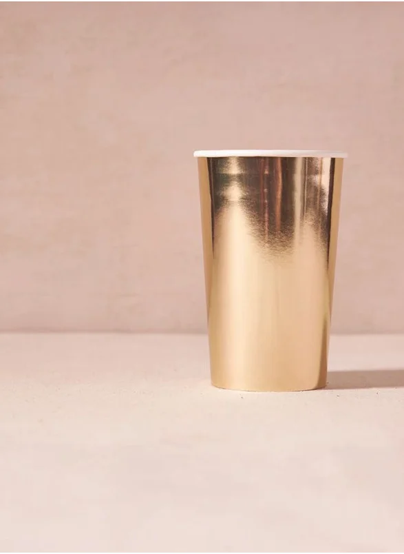Meri Meri Gold Highball Cups