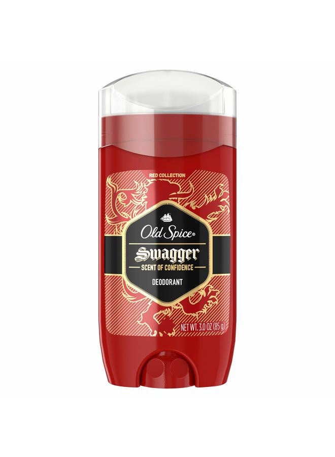 Old Spice Aluminum Free Deodorant for Men Swagger Lime & Cedarwood Scent Red Collection 3 Oz (Pack of 3) - Image 1
