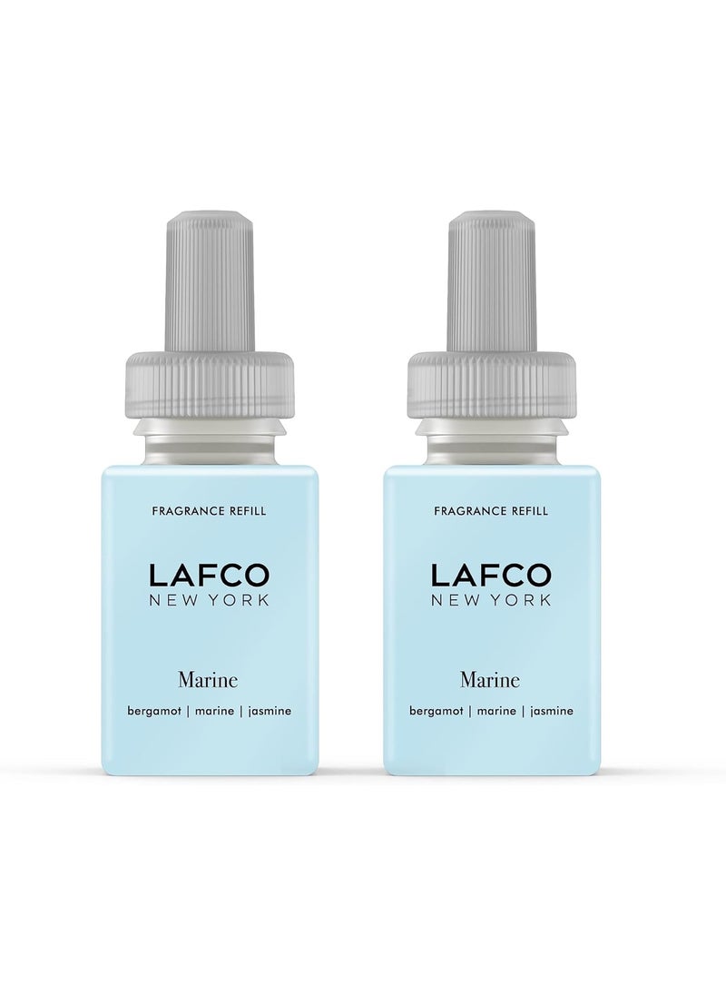 Lafco New York LAFCO New York Pura Smart Device Refill, Marine - Pack of 2 - Vial Delivers Up to 2 Weeks of Fragrance Life - Made in the USA 