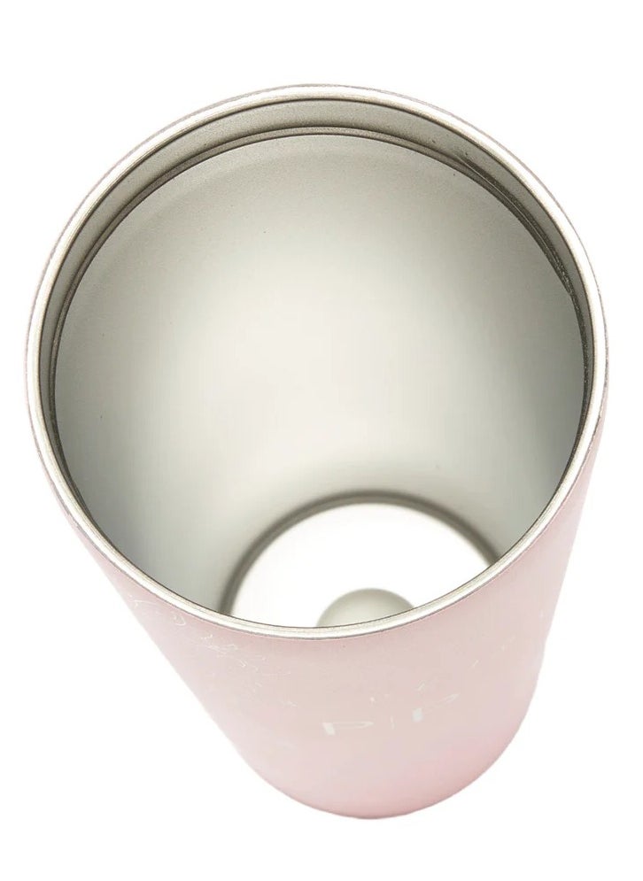 Prickly Pear Travel 2 In 1 Double Walled Insulated Stainless-Steel Tumbler With Secure Sealed Lid Keeping Drinks Hot Or Cold Leak Resistant 24Oz Floral Pink.  - Image 3