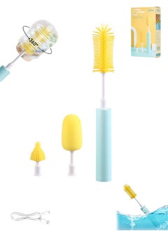 Lemon Electric Bottle Brush Cleaner, Electric Baby Bottle Brush Set with Nipple & Straw Brush, 2 Modes & 360° Rotation  - Image 1