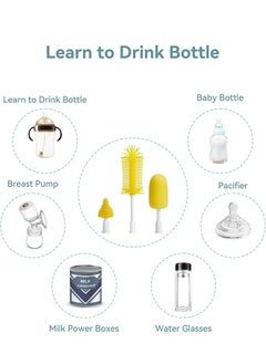 Lemon Electric Bottle Brush Cleaner, Electric Baby Bottle Brush Set with Nipple & Straw Brush, 2 Modes & 360° Rotation  - Image 3