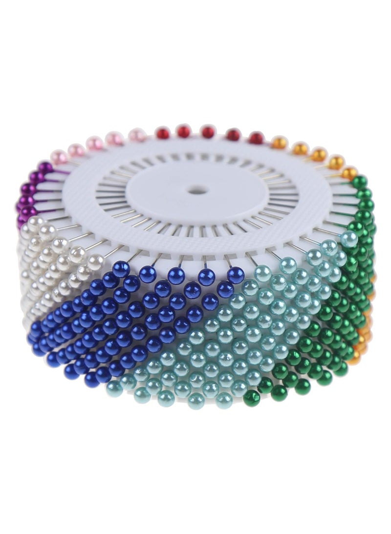 Sky Shine Premium Decorative Sewing Pins – 12 Piece Set Corsage & Craft Pins Set for DIY, Quilting, Embellishments & Dressmaking – Strong Steel Shaft with Pearl Heads - Image 1