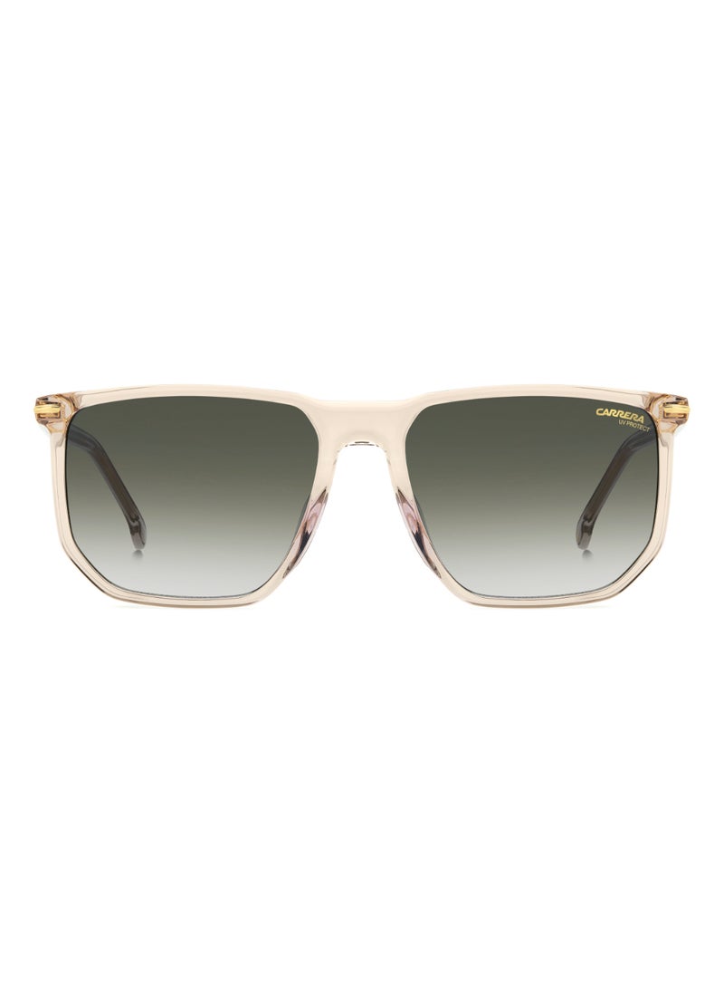 Carrera نظارة شمسية مستطيلة الشكل للرجال من CARRERA 329/S GREEN 46 مع حماية من الأشعة فوق البنفسجية - مقاس العدسة: 46.1 مم - وردي  - Image 3