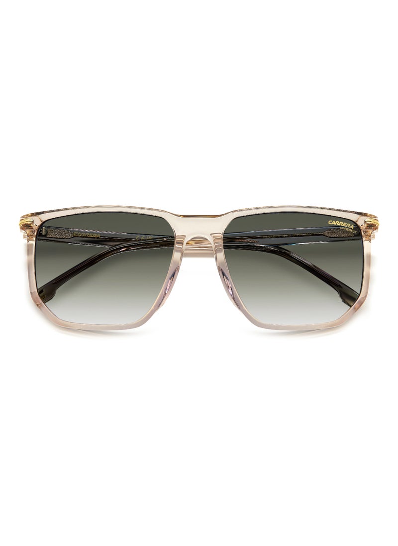 Carrera نظارة شمسية مستطيلة الشكل للرجال من CARRERA 329/S GREEN 46 مع حماية من الأشعة فوق البنفسجية - مقاس العدسة: 46.1 مم - وردي  - Image 4