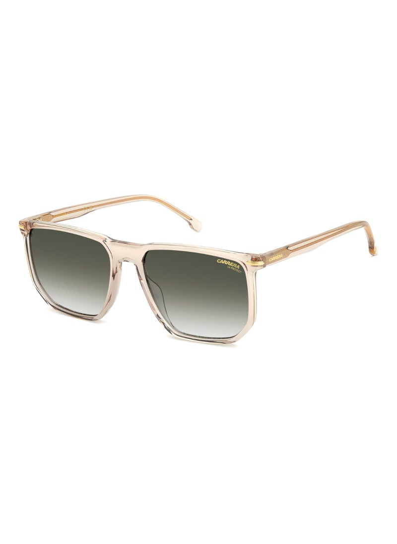 Carrera نظارة شمسية مستطيلة الشكل للرجال من CARRERA 329/S GREEN 46 مع حماية من الأشعة فوق البنفسجية - مقاس العدسة: 46.1 مم - وردي  - Image 1