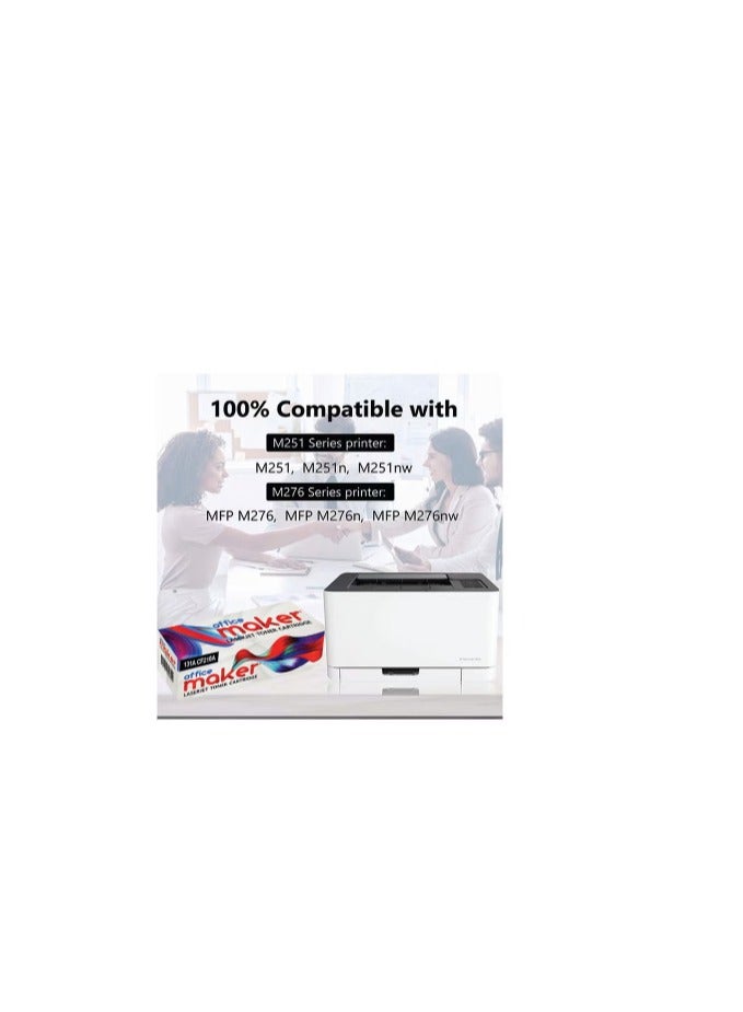 Office Maker 131A Compatible toner 4 Piece er Full Set Multicolour - Image 2
