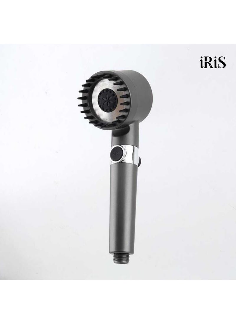 IRIS iRiS Handheld Shower Black Filtered Water High Pressure 3 Gear Spray and Convenient Pause Switch for Ultimate Shower Experience  - Image 3