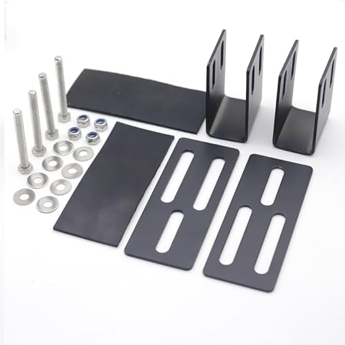 rayihni حامل ضوء سقف قابل للتعديل 150-208 مم لحامل الأمتعة العالمي للطرق الوعرة للسيارات الرياضية متعددة الاستخدامات - Image 3