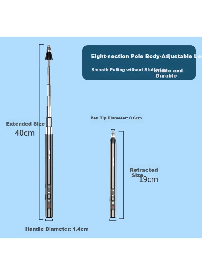 Whist 199 Red Light 32gb Usb Flash Drive Ppt Page-turning Pen Laser Pointer Retractable Teaching Pointer Writing Pen Compatible With Seewo/honghe Whiteboard All-in Touch Multimedia Presenter - Image 3